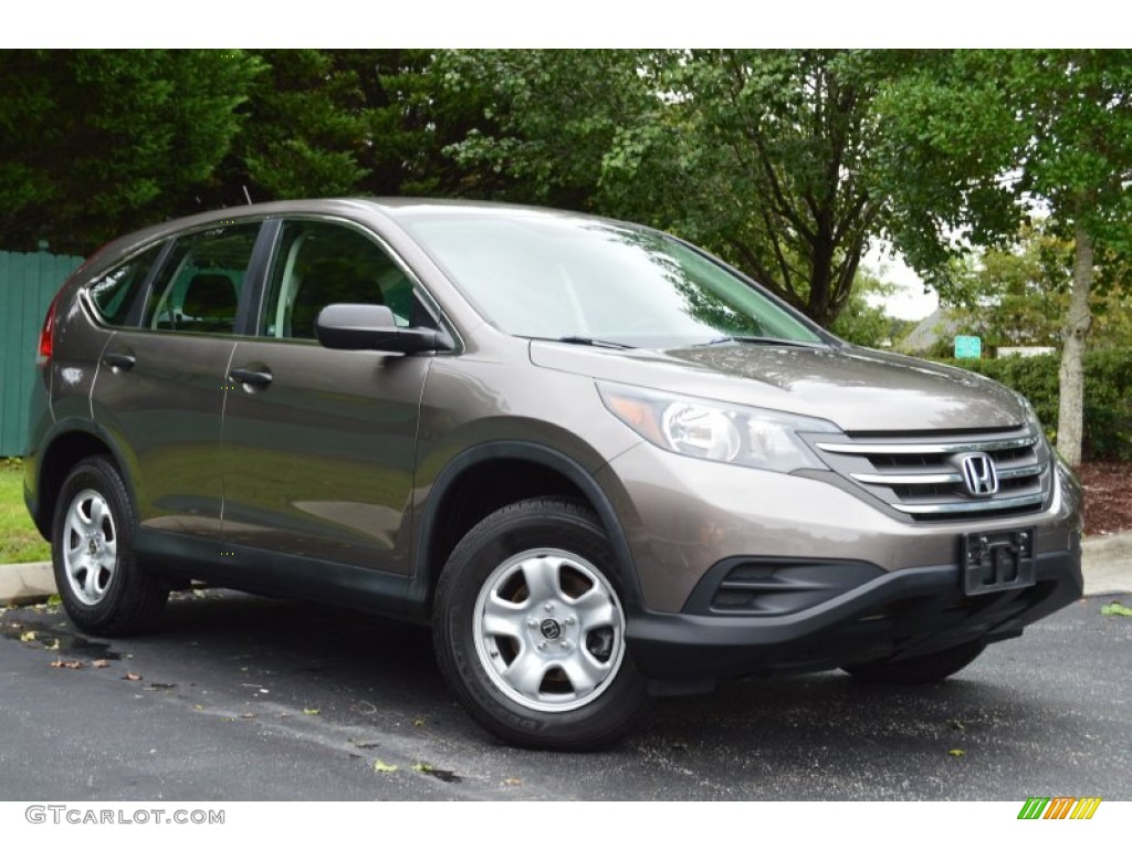2012 CR-V LX 4WD - Urban Titanium Metallic / Black photo #2