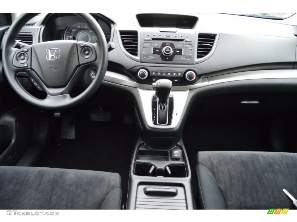 2012 CR-V LX 4WD - Urban Titanium Metallic / Black photo #7