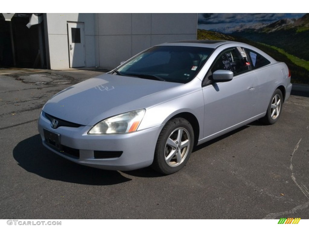 2003 Accord EX Coupe - Satin Silver Metallic / Black photo #5
