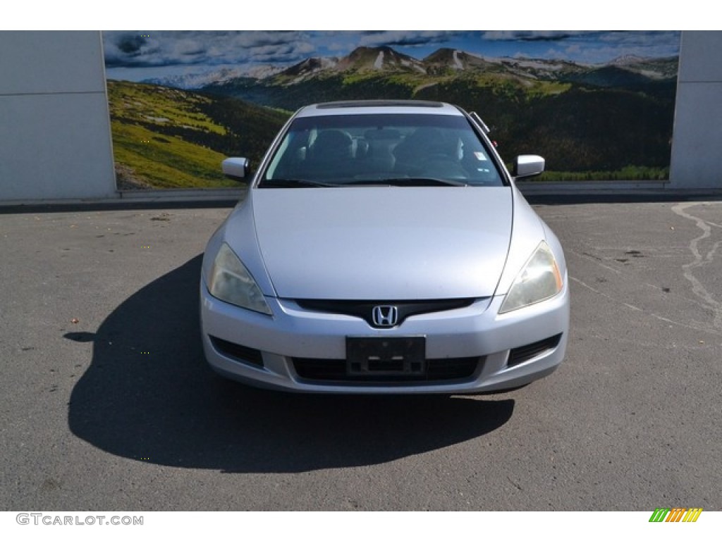 2003 Accord EX Coupe - Satin Silver Metallic / Black photo #6