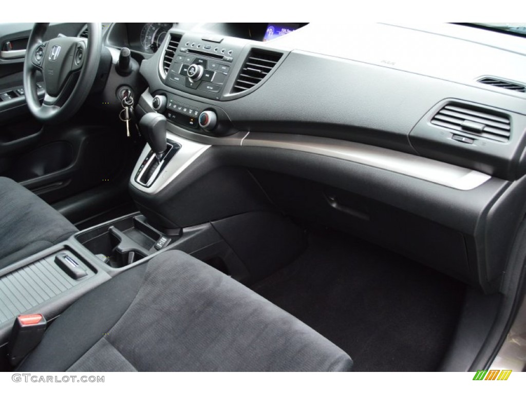 2012 CR-V LX 4WD - Urban Titanium Metallic / Black photo #14