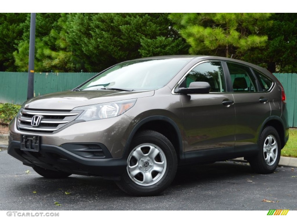 2012 CR-V LX 4WD - Urban Titanium Metallic / Black photo #24