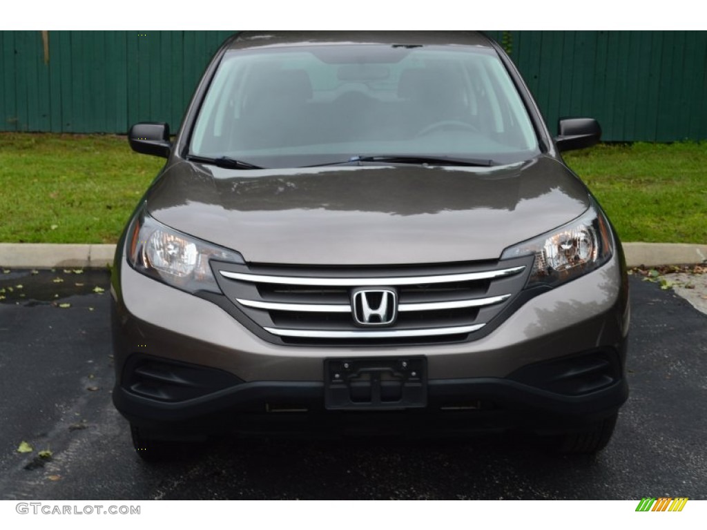 2012 CR-V LX 4WD - Urban Titanium Metallic / Black photo #25
