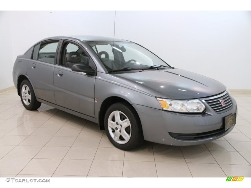2006 ION 2 Sedan - Storm Gray / Gray photo #1
