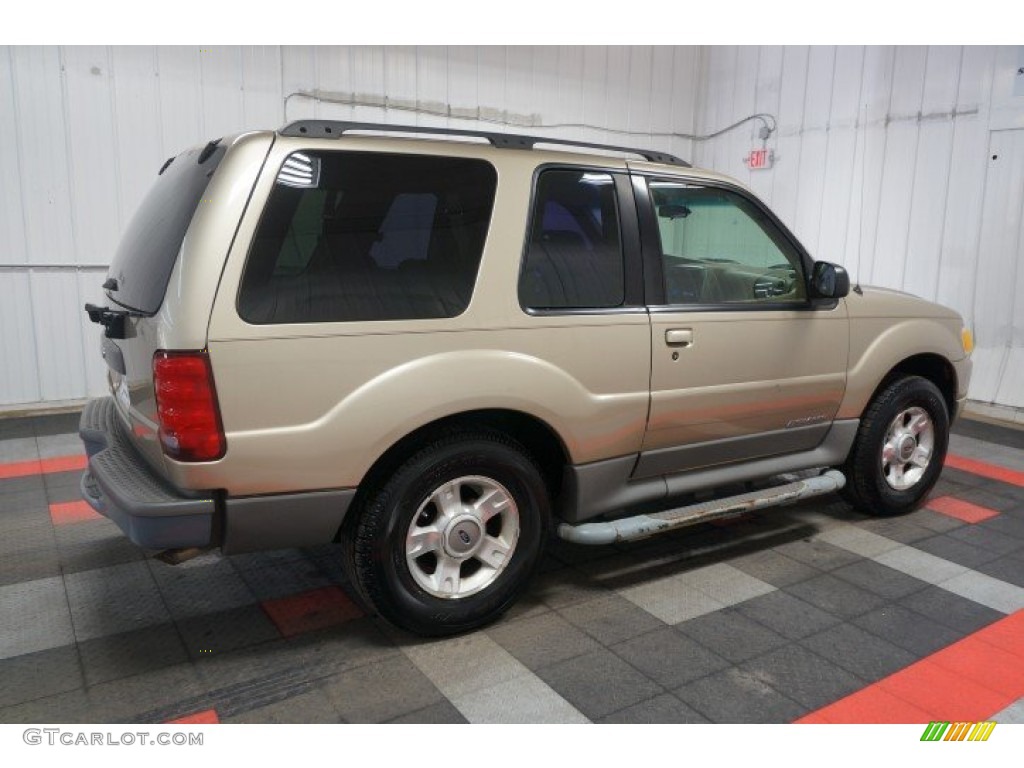 2001 Explorer Sport 4x4 - Harvest Gold Metallic / Medium Prairie Tan photo #7