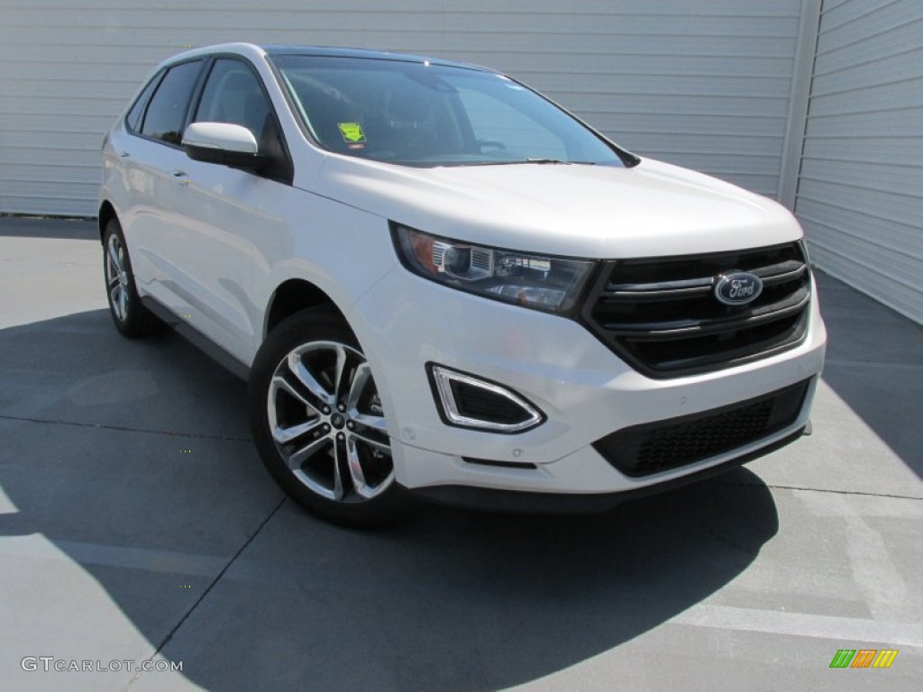 White Platinum Metallic 2015 Ford Edge Sport Exterior Photo #107718717