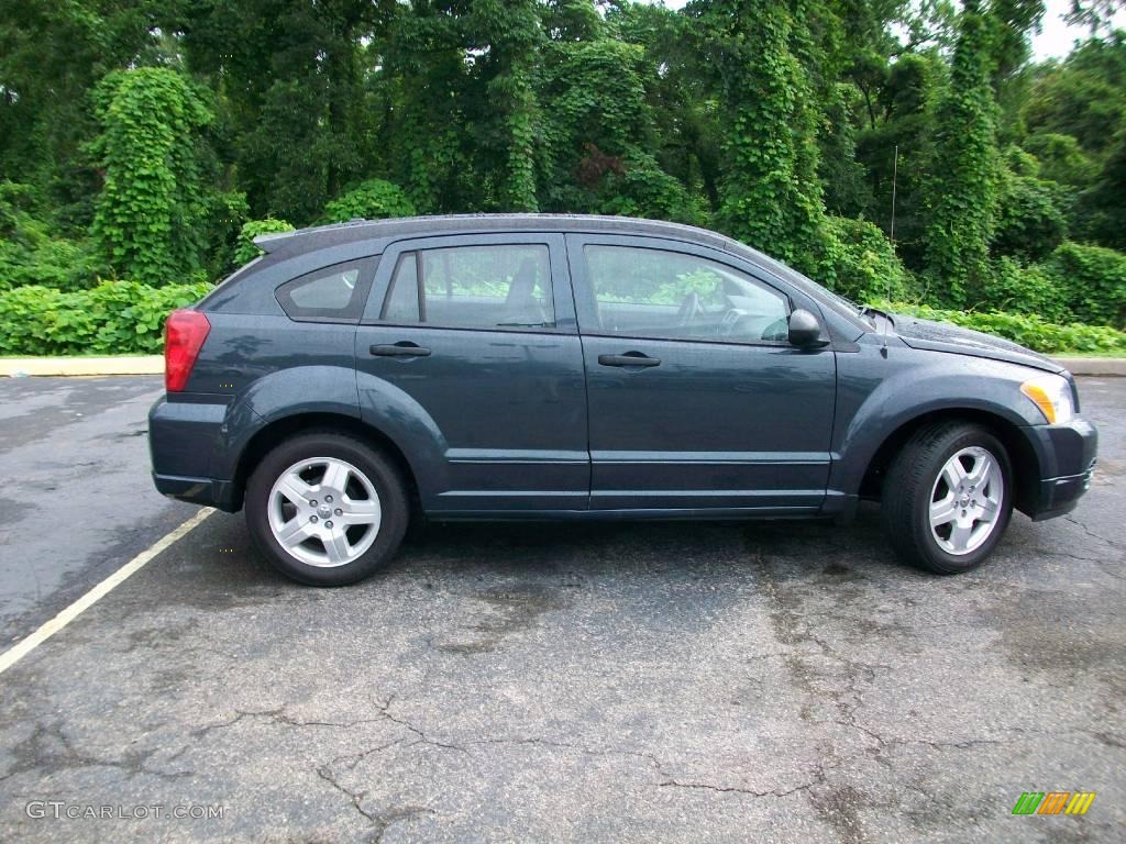 2008 Caliber SXT - Steel Blue Metallic / Dark Slate Gray photo #2