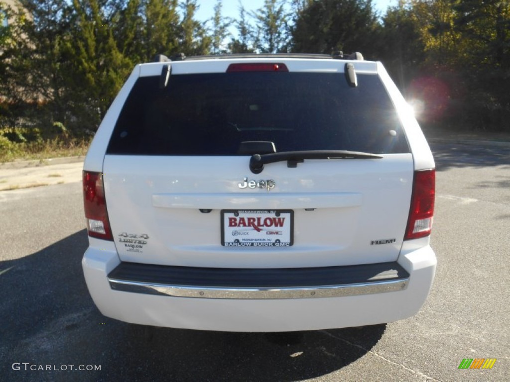 2008 Grand Cherokee Limited 4x4 - Stone White / Dark Slate Gray/Light Graystone photo #3
