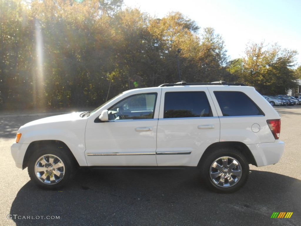 2008 Grand Cherokee Limited 4x4 - Stone White / Dark Slate Gray/Light Graystone photo #6