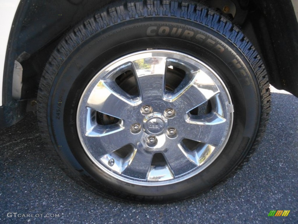 2008 Grand Cherokee Limited 4x4 - Stone White / Dark Slate Gray/Light Graystone photo #10