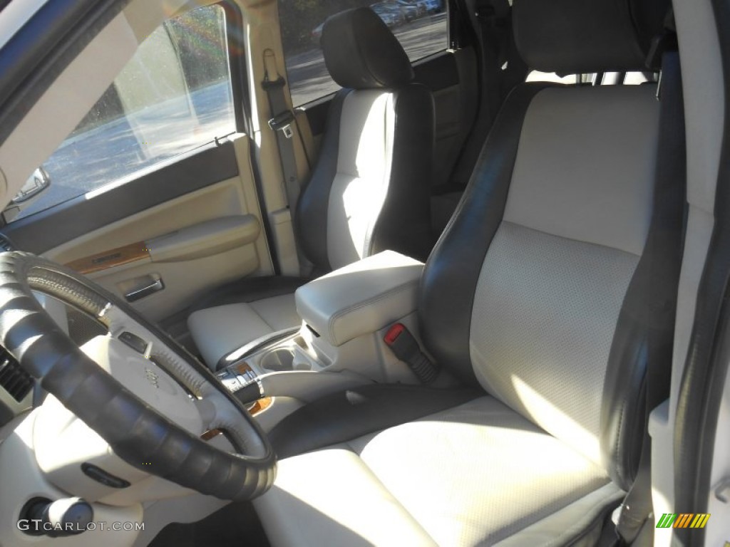2008 Grand Cherokee Limited 4x4 - Stone White / Dark Slate Gray/Light Graystone photo #16