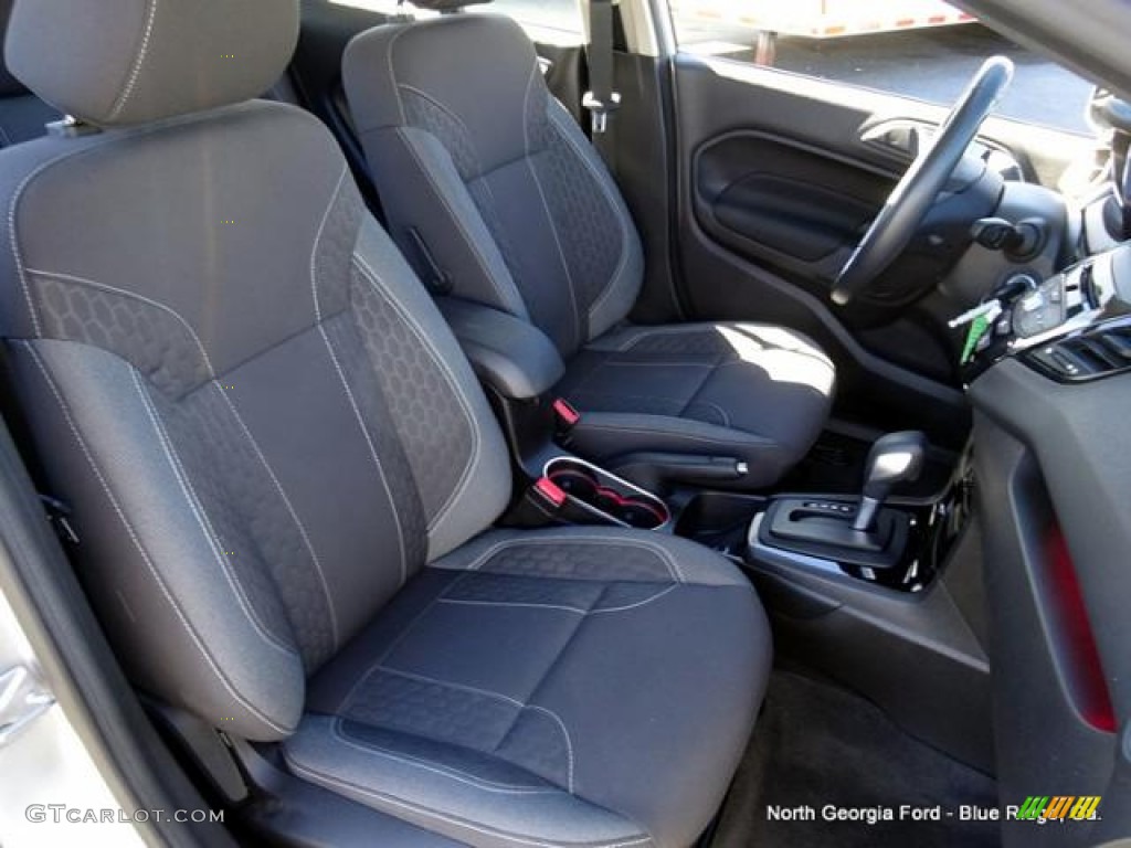 2014 Fiesta SE Hatchback - Ingot Silver / Charcoal Black photo #13