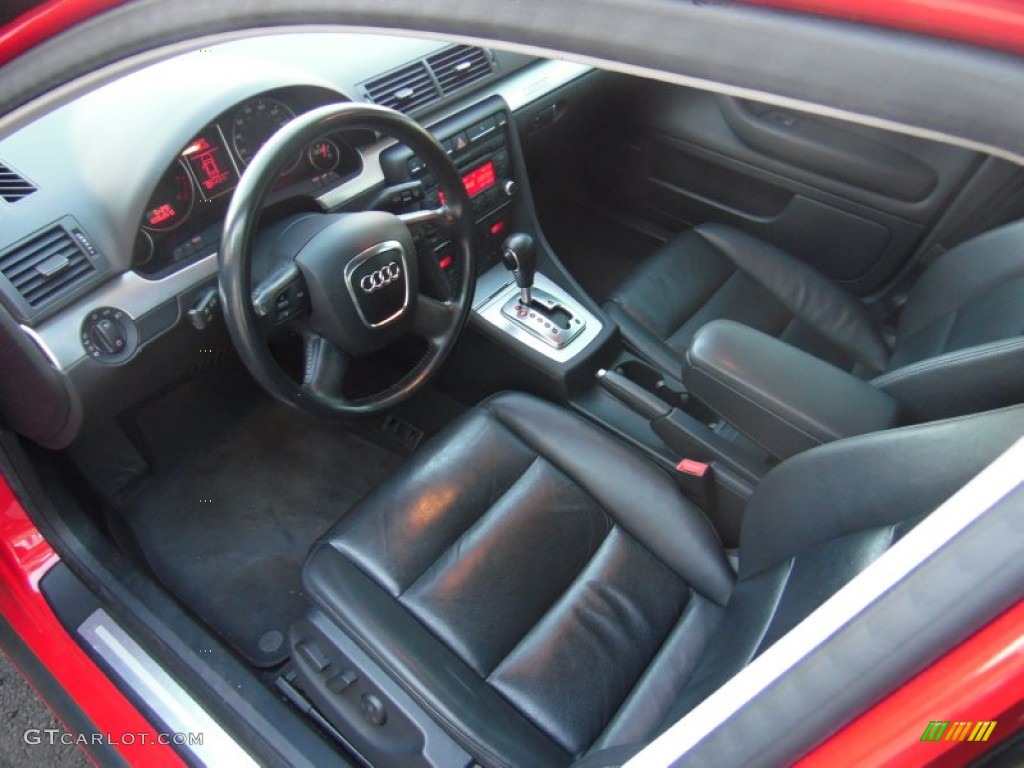 2007 A4 2.0T quattro Sedan - Brilliant Red / Ebony photo #9
