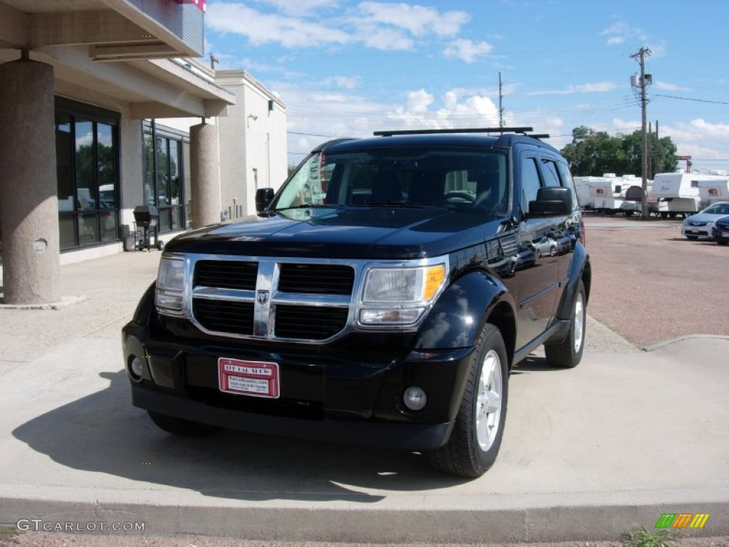 2007 Nitro SLT 4x4 - Black / Dark Khaki/Medium Khaki photo #24