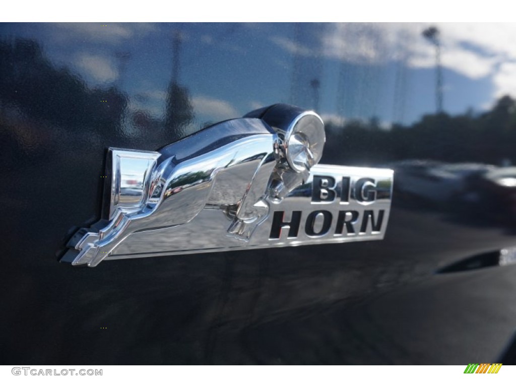 2015 1500 Big Horn Quad Cab - Maximum Steel Metallic / Black/Diesel Gray photo #15
