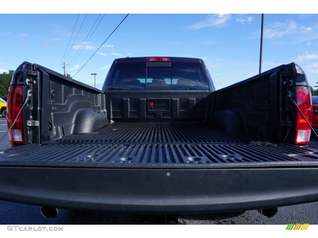 2015 1500 Big Horn Quad Cab - Maximum Steel Metallic / Black/Diesel Gray photo #16