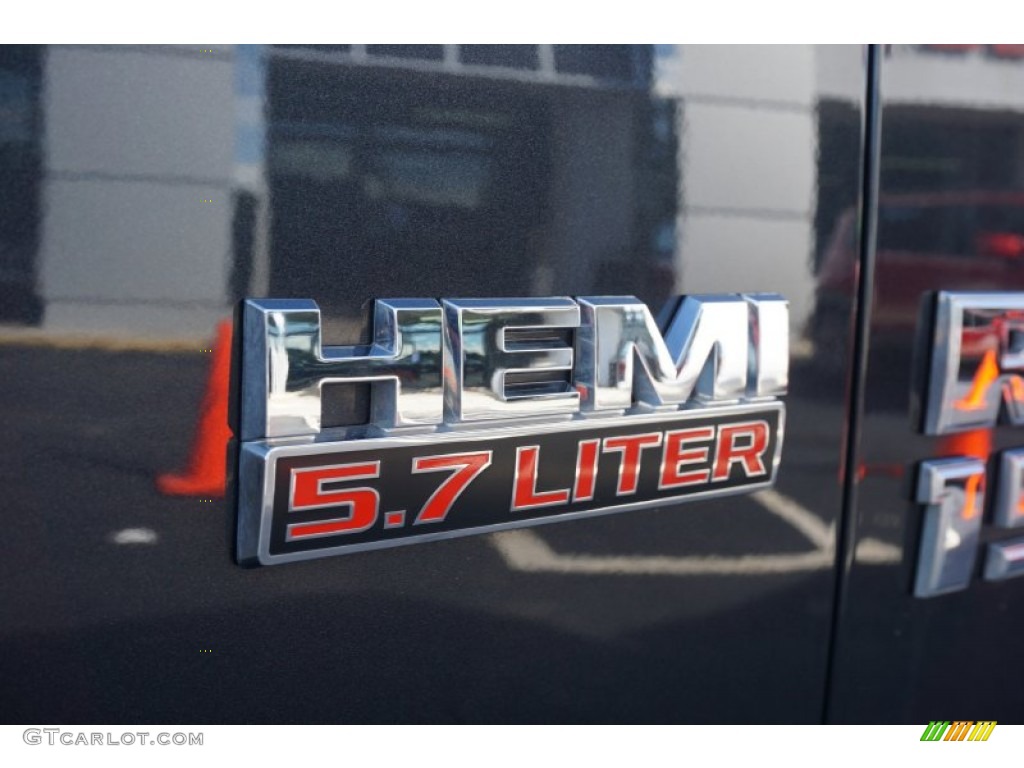 2015 1500 Big Horn Quad Cab - Maximum Steel Metallic / Black/Diesel Gray photo #21
