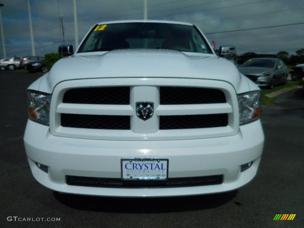 2012 Ram 1500 Express Crew Cab - Bright White / Dark Slate Gray/Medium Graystone photo #13