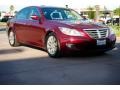 2009 Cabernet Red Pearl Hyundai Genesis 3.8 Sedan  photo #1