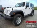 2016 Bright White Jeep Wrangler Unlimited Sport 4x4  photo #1
