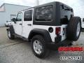 2016 Bright White Jeep Wrangler Unlimited Sport 4x4  photo #2