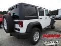 2016 Bright White Jeep Wrangler Unlimited Sport 4x4  photo #3