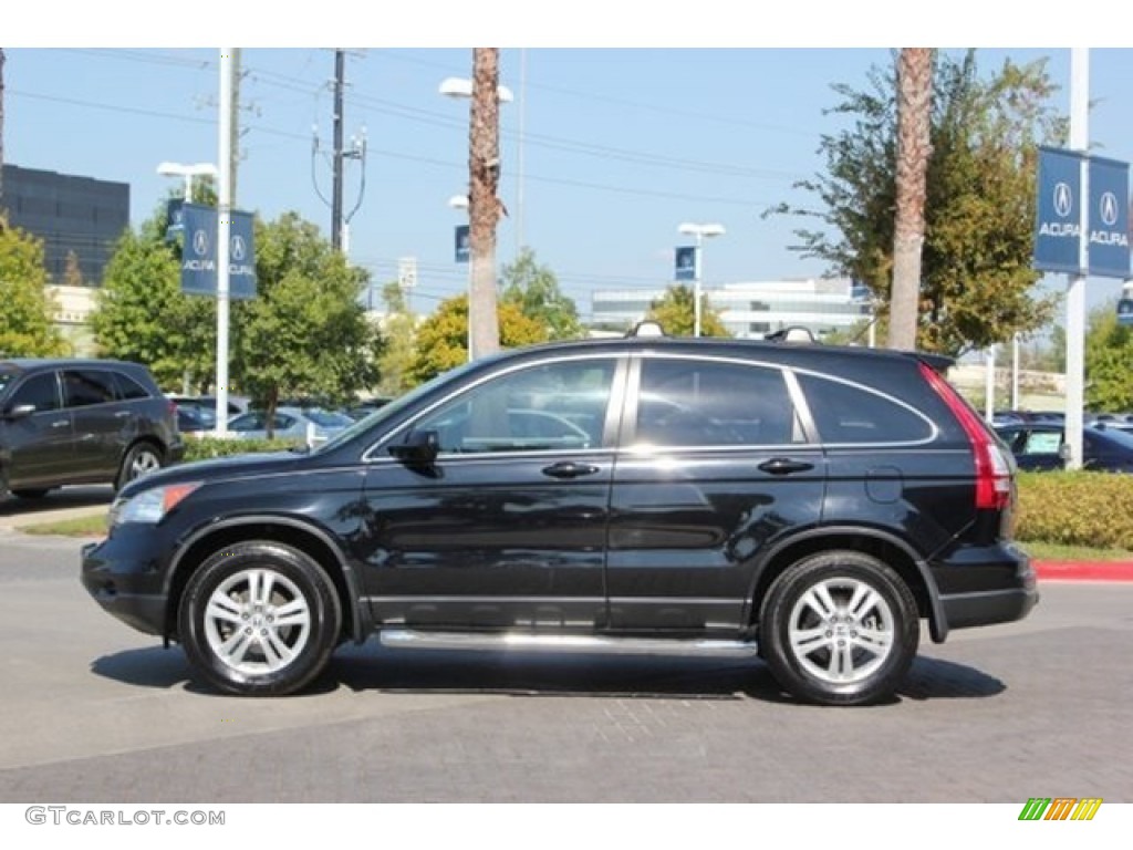 2011 CR-V EX-L - Crystal Black Pearl / Gray photo #4