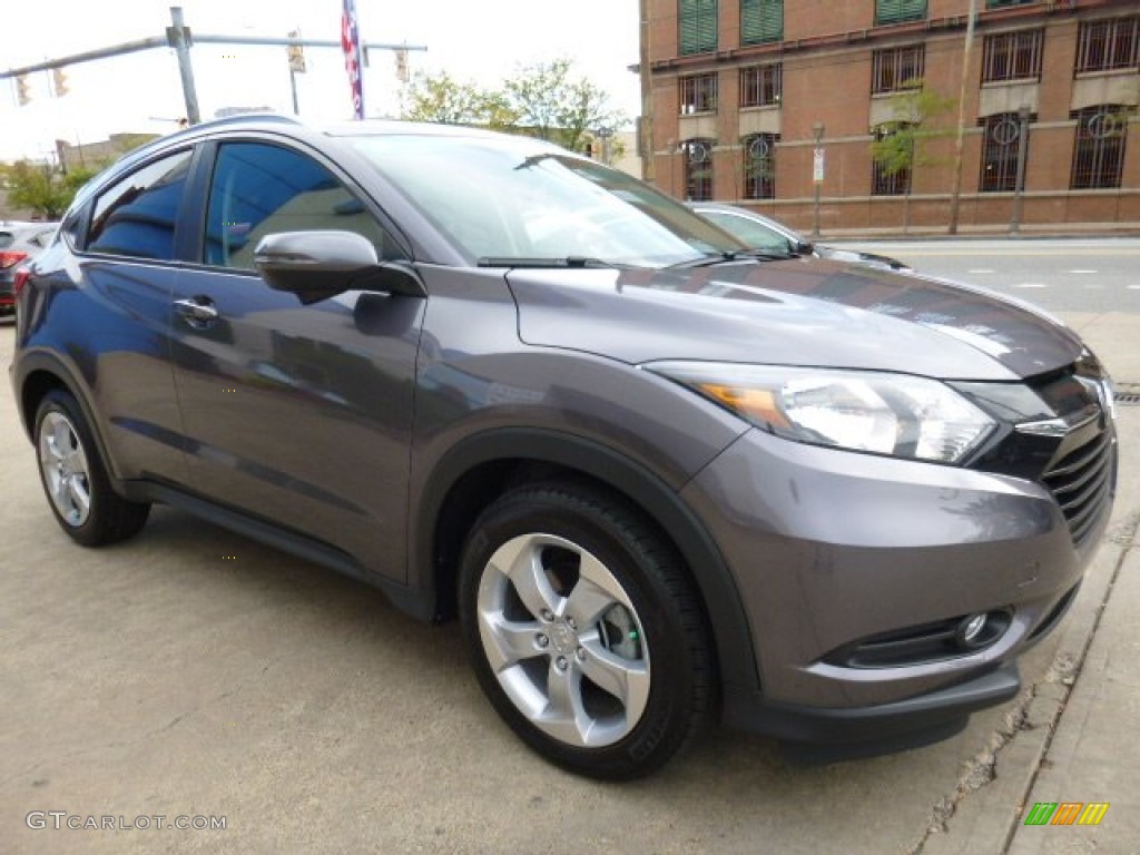Modern Steel Metallic 2016 Honda HR-V EX-L Navi Exterior Photo #107730692