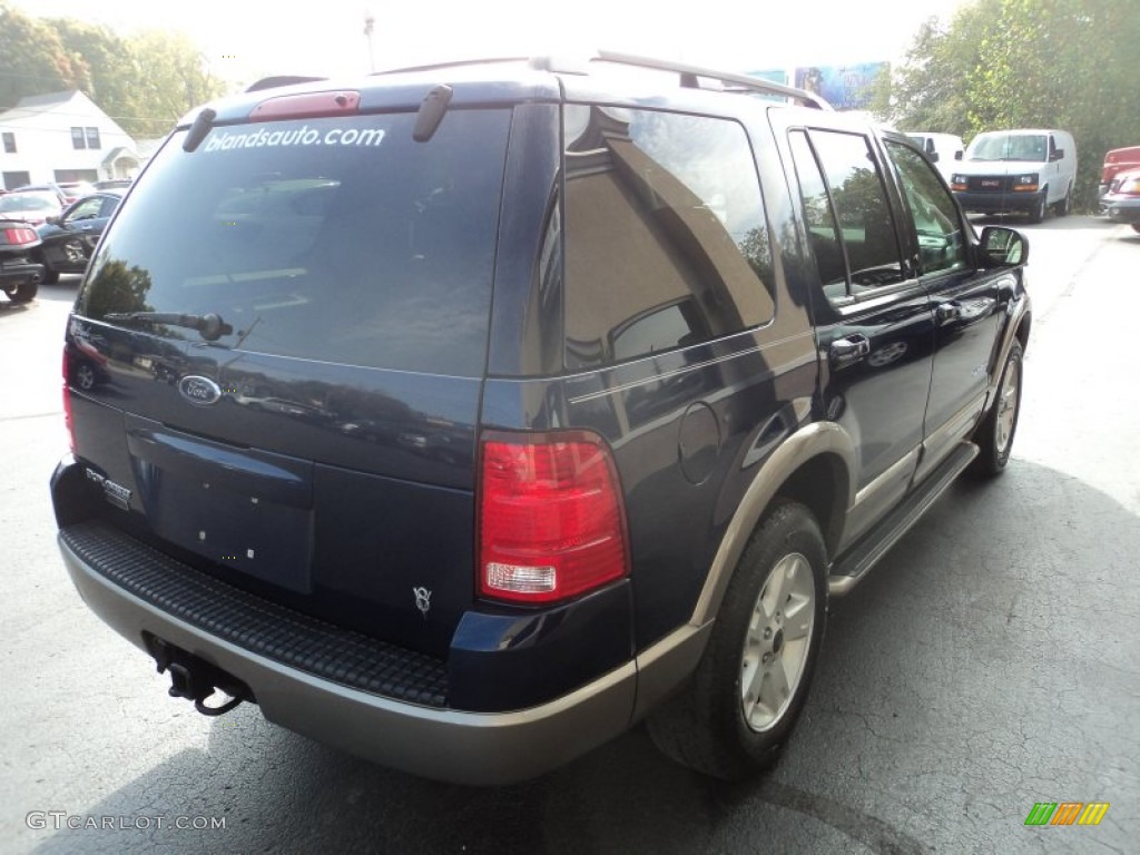 2004 Explorer Eddie Bauer 4x4 - Dark Blue Pearl Metallic / Medium Parchment photo #3