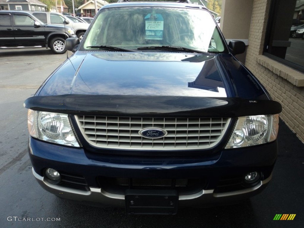 2004 Explorer Eddie Bauer 4x4 - Dark Blue Pearl Metallic / Medium Parchment photo #30