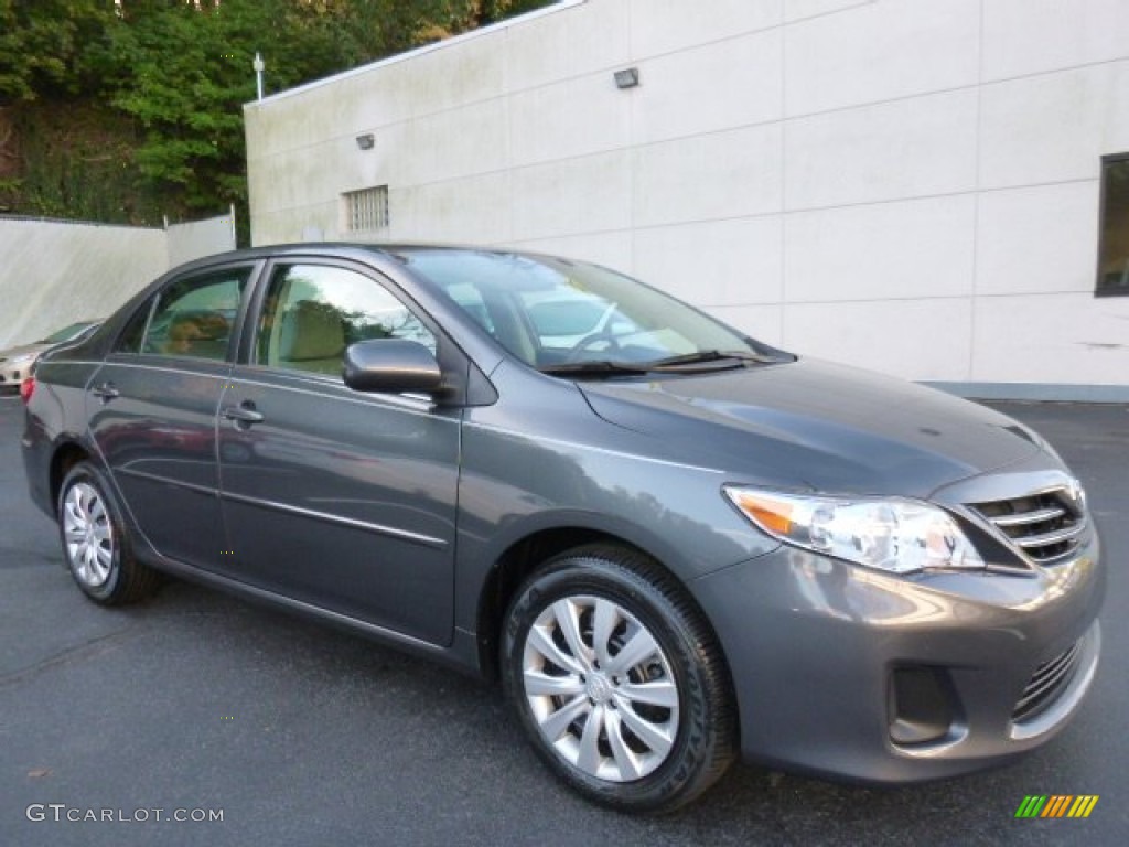 Magnetic Gray Metallic 2013 Toyota Corolla LE Exterior Photo #107736335