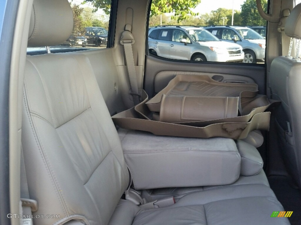 2006 Tundra Limited Double Cab 4x4 - Spectra Blue Mica / Taupe photo #24