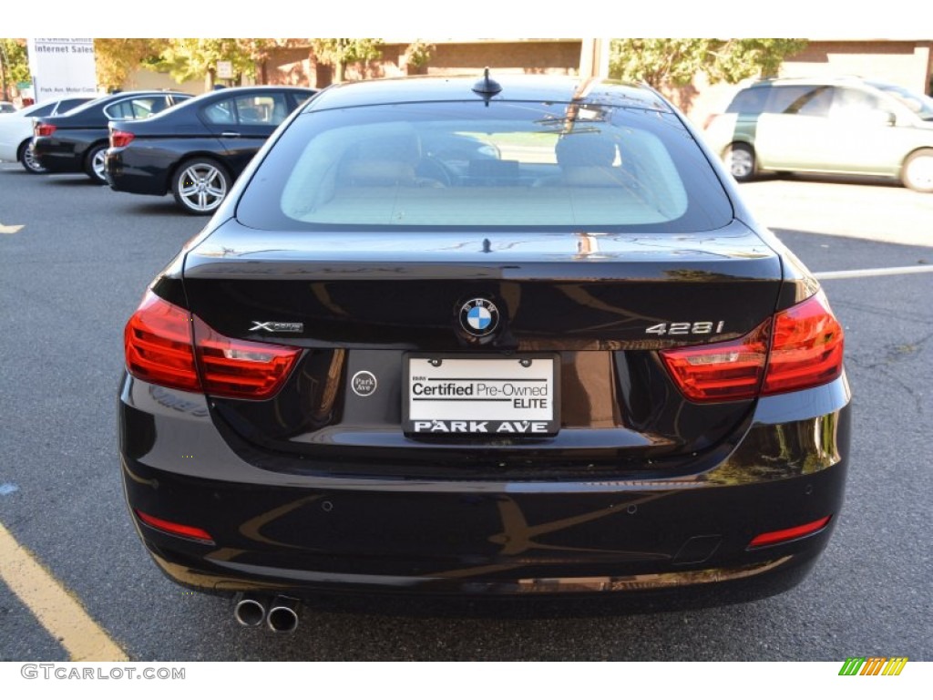 2015 4 Series 428i xDrive Gran Coupe - Sparkling Brown Metallic / Venetian Beige photo #4