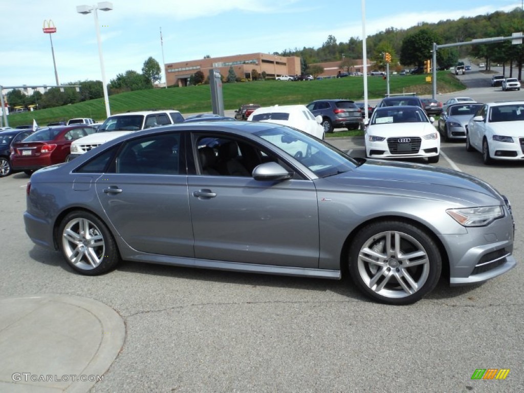 Tornado Grey Metallic 2016 Audi A6 2.0 TFSI Premium Plus quattro Exterior Photo #107739278
