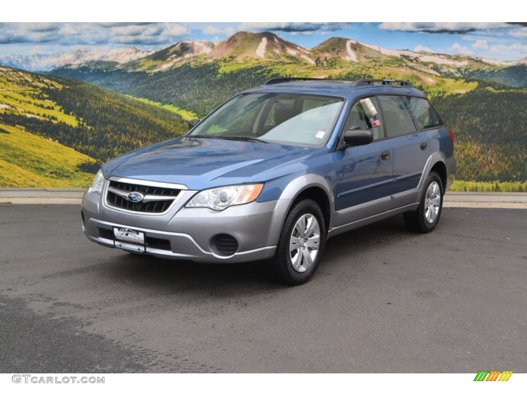 Newport Blue Pearl 2009 Subaru Outback 2.5i Wagon Exterior Photo #107739404