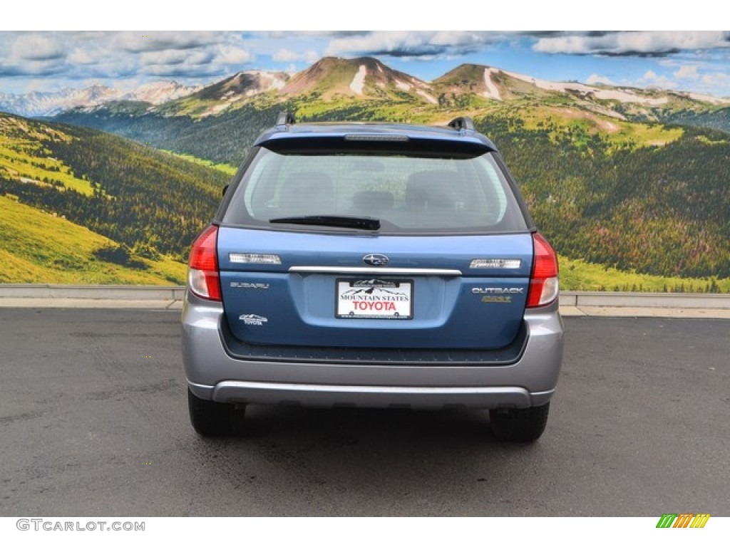 2009 Outback 2.5i Wagon - Newport Blue Pearl / Off Black photo #8