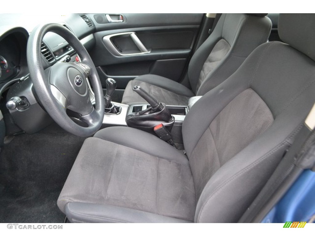 2009 Outback 2.5i Wagon - Newport Blue Pearl / Off Black photo #10