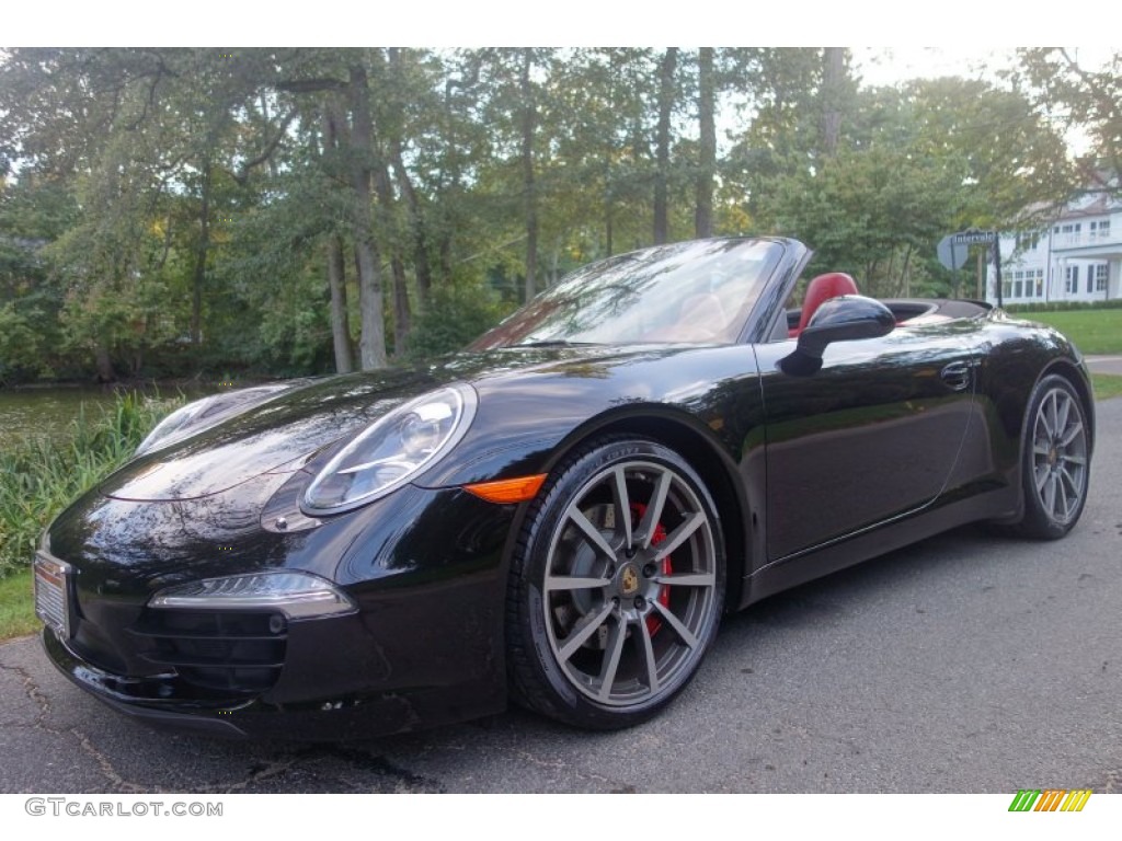 2013 911 Carrera S Cabriolet - Black / Carrera Red Natural Leather photo #1
