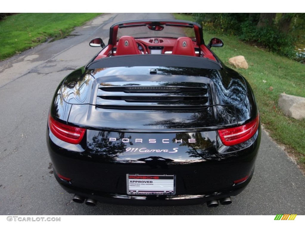 2013 911 Carrera S Cabriolet - Black / Carrera Red Natural Leather photo #5