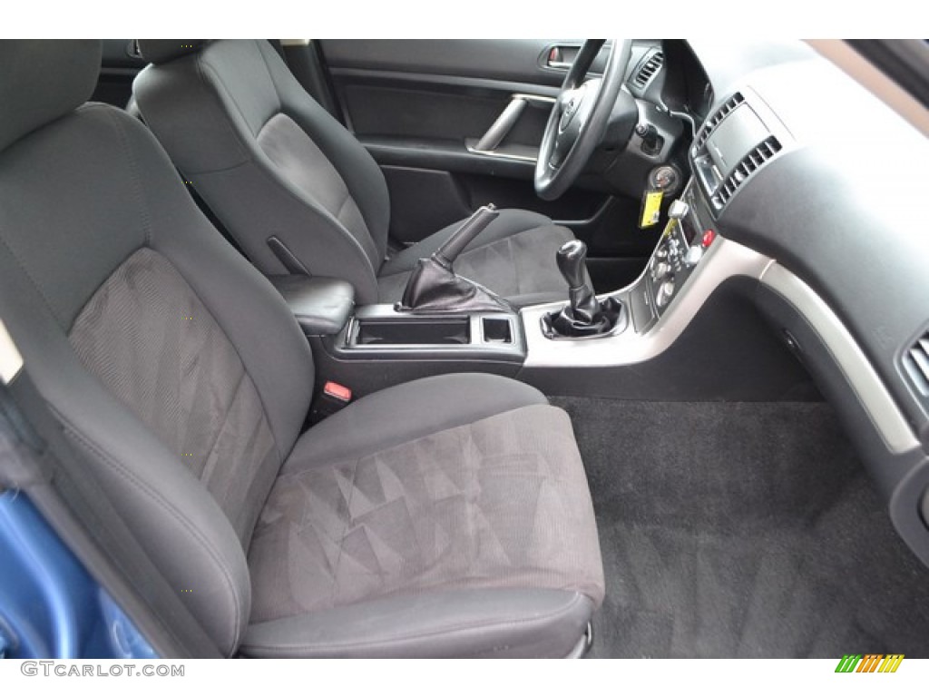2009 Outback 2.5i Wagon - Newport Blue Pearl / Off Black photo #15