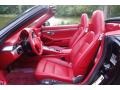 Carrera Red Natural Leather Front Seat Photo for 2013 Porsche 911 #107739815