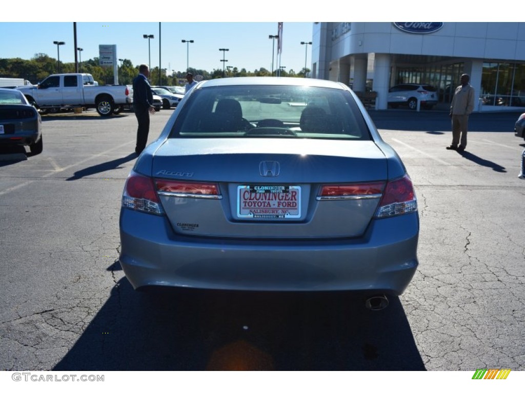 2011 Accord LX Sedan - Celestial Blue Metallic / Gray photo #4
