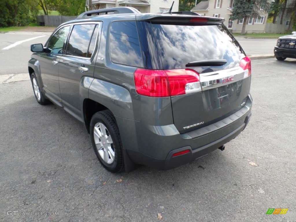 2012 Terrain SLE AWD - Gray Green Metallic / Jet Black photo #7