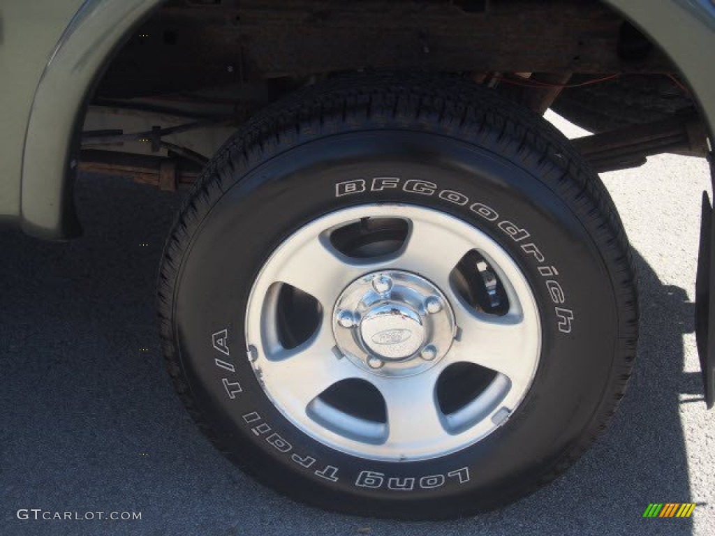 2002 F150 XLT SuperCab 4x4 - Estate Green Metallic / Dark Graphite photo #5