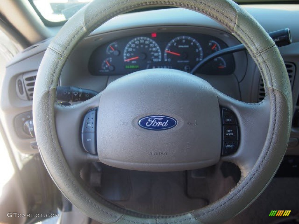 2002 F150 XLT SuperCab 4x4 - Estate Green Metallic / Dark Graphite photo #19