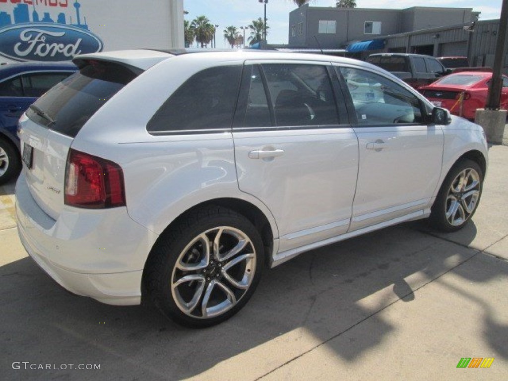 2012 Edge Sport - White Platinum Metallic Tri-Coat / Charcoal Black/Silver Smoke Metallic photo #5