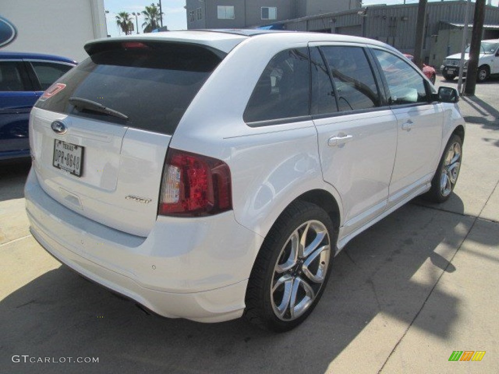 2012 Edge Sport - White Platinum Metallic Tri-Coat / Charcoal Black/Silver Smoke Metallic photo #6