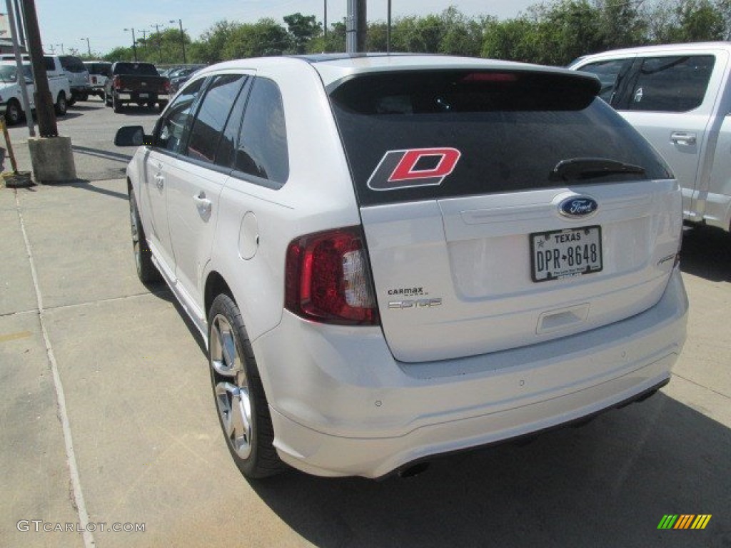 2012 Edge Sport - White Platinum Metallic Tri-Coat / Charcoal Black/Silver Smoke Metallic photo #9
