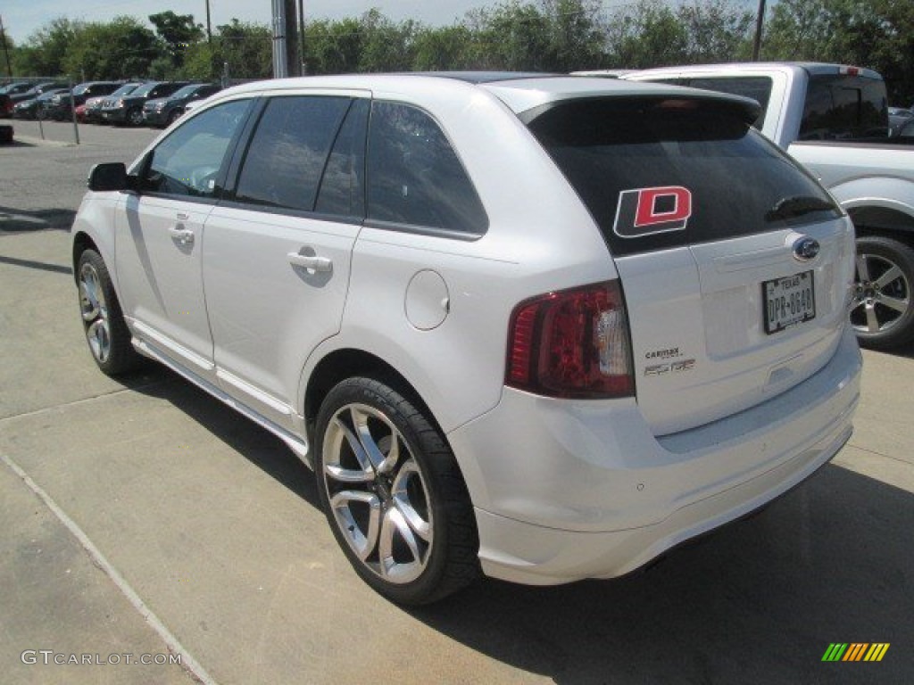 2012 Edge Sport - White Platinum Metallic Tri-Coat / Charcoal Black/Silver Smoke Metallic photo #10