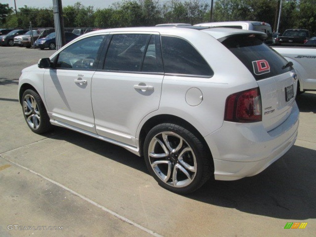 2012 Edge Sport - White Platinum Metallic Tri-Coat / Charcoal Black/Silver Smoke Metallic photo #11